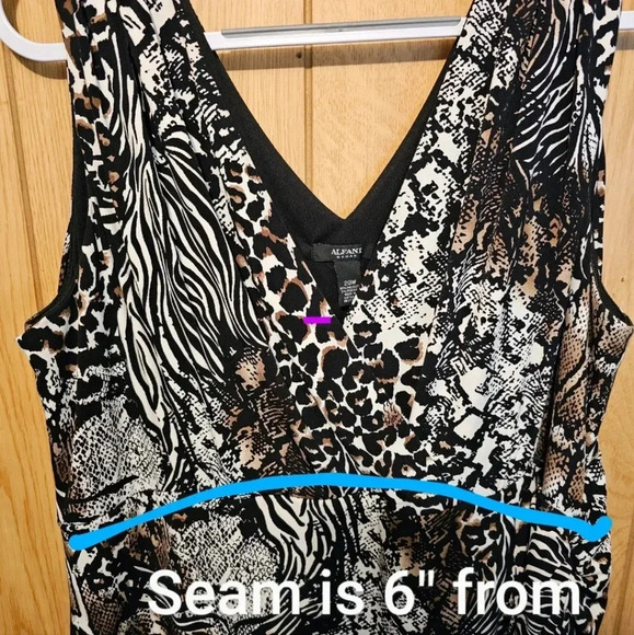 Alfani Woman Animal Print Dress - Picture 3 of 8